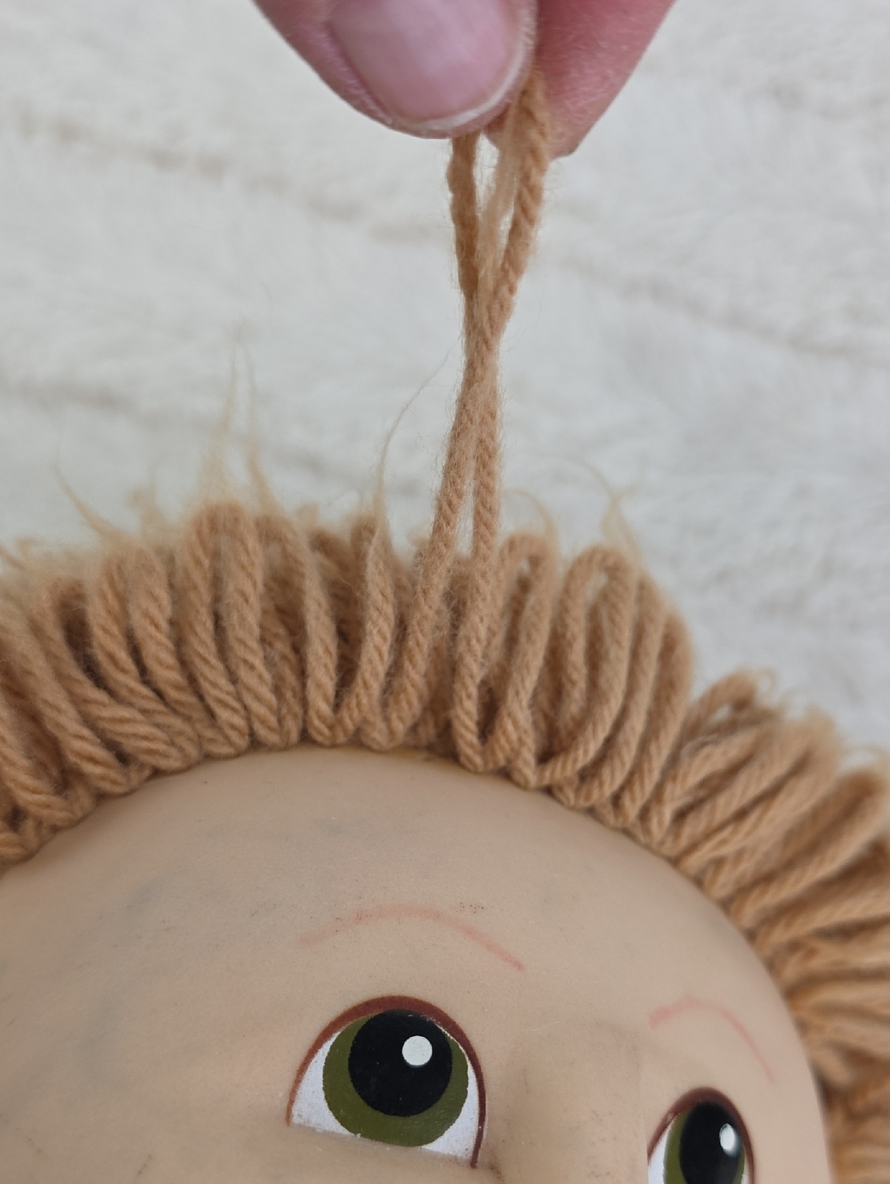 Cabbage Patch Kid, Wheat Loop Hair, Green Eyes 1984 MN Thomas - Picture 4 of 9